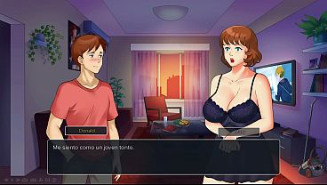 My stepmother resisted pleasure, until I managed to seduce her and now I fuck her anywhere in the house