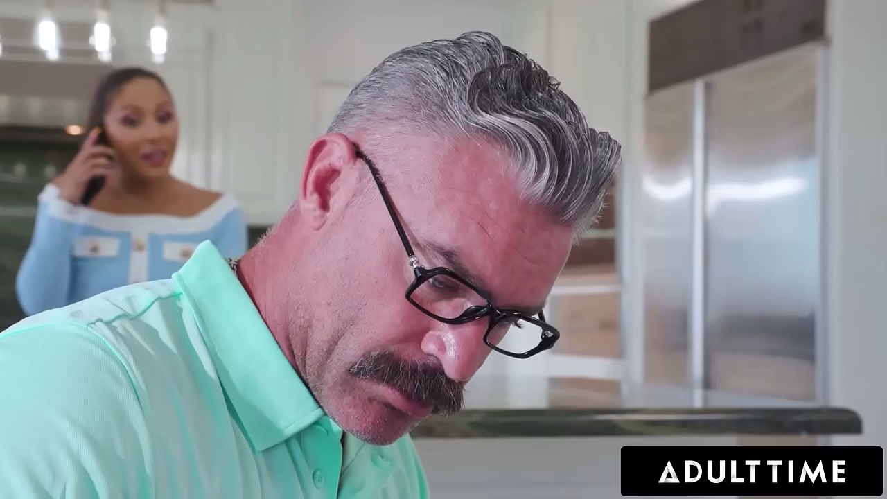 ADULT TIME - Pervert Lilith Grace Uses Stepmoms Phone To Tease New Stepdad With Feet &amp_ Dildo Videos