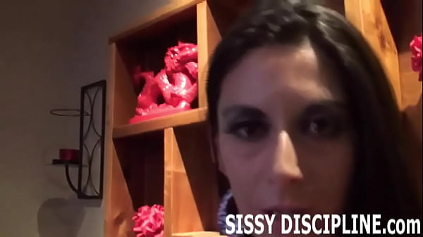 Put on this hot little sissy dress