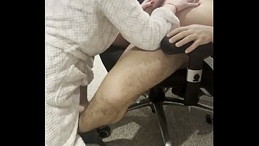 Make my step son happy with blowjob