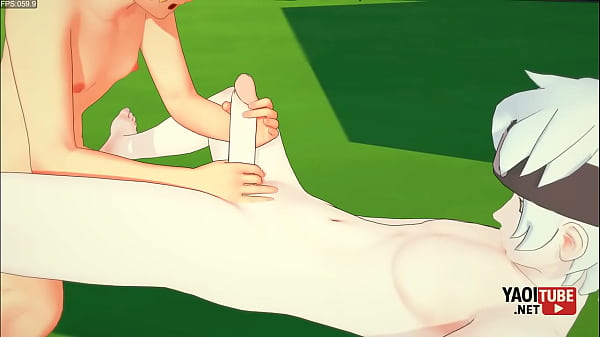 Boruto Yaoi - Boruto x Mitsuki Handjob and blow...
