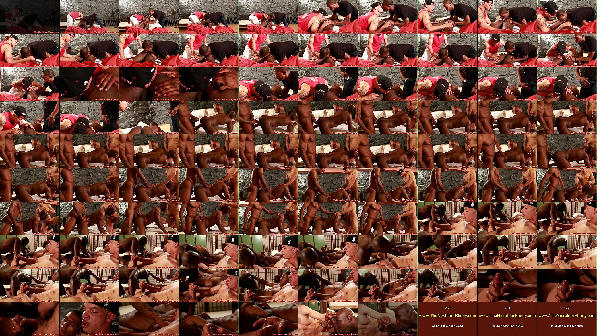 Buff trio cocksucking and anal fucking 预览图