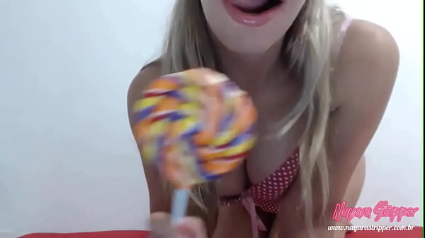 sucking lollipop