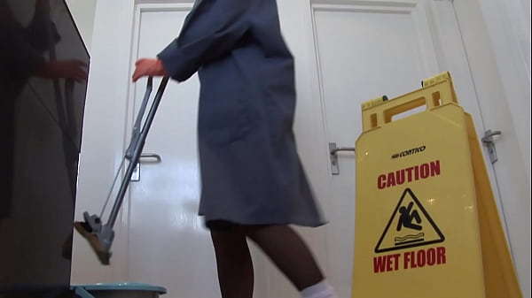 He just came in to piss, but he ended up leaving his load in the bathroom too