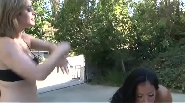 Two sisters share a big black cock for the first time