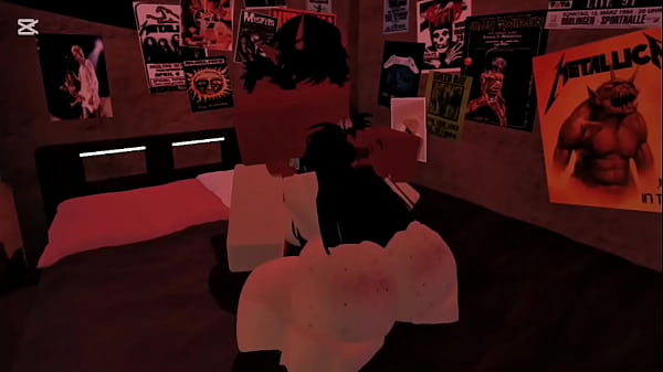 Demon fucks a big-ass white girl without a condom - Roblox Condo