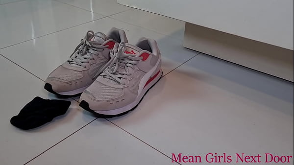 Mistress Layla And Mr Pine - Bossy step-cousin is ordered to make a foot massage on her sweaty feet after gym  - TICKLING - FOOT WORSHIP - FOOT DOMINATION - FOOT HUMILIATION - SOLES - SNEAKERS - SWEATY FEET  - TOE SUCK - STINKY FEET - FOOT MASSAGE -