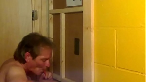 Working the glory hole when wife is a.