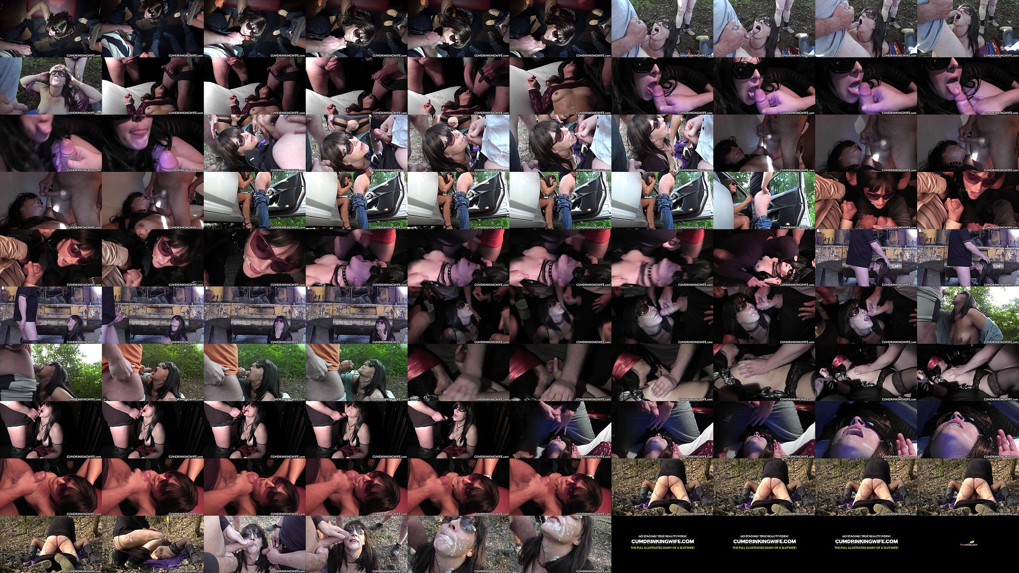 Hot wife cum drenched and creampied by hundreds of guys 预览图