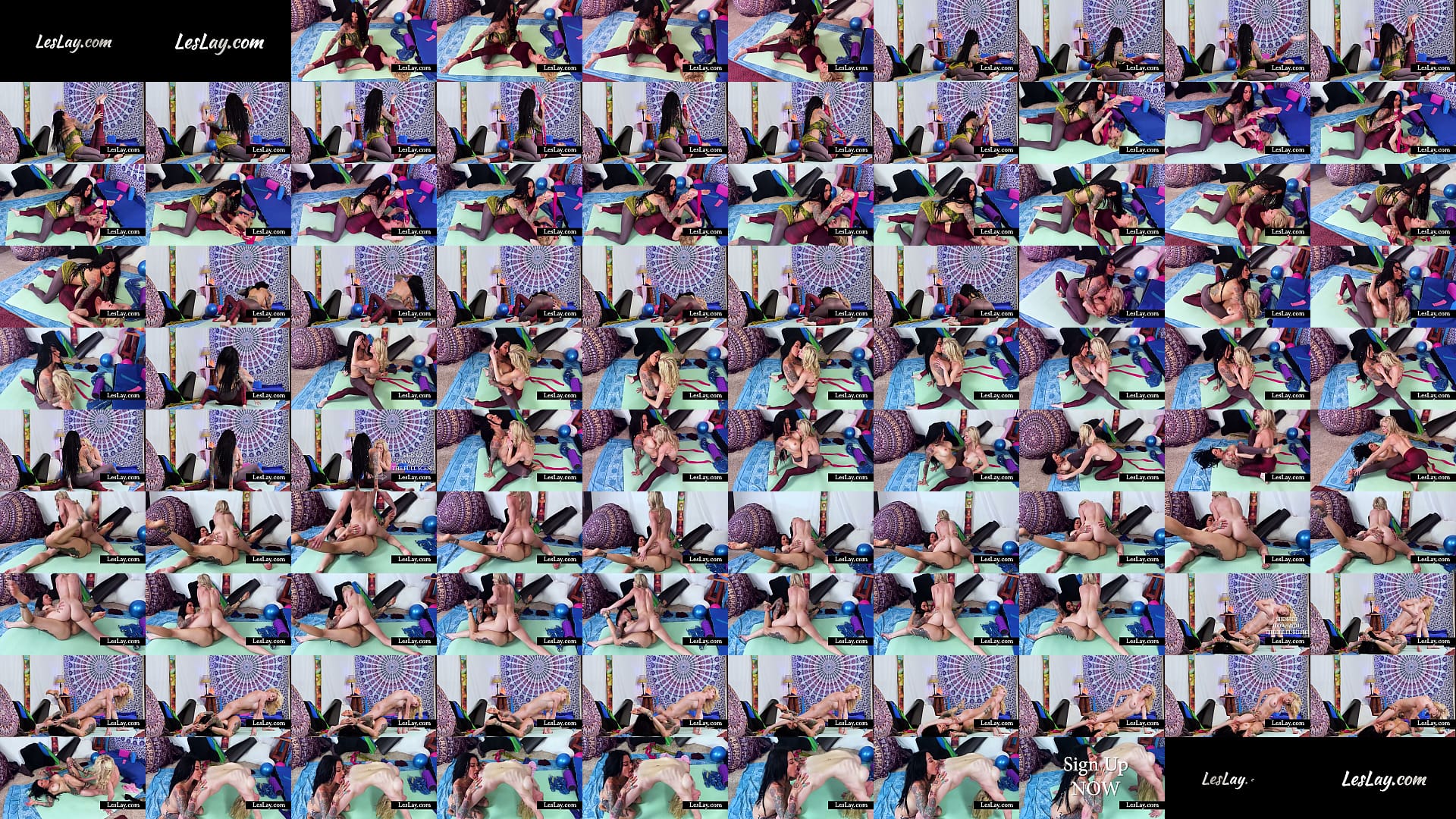 Stretchy Flexy Yoga Pussy Eaty - Serene Siren, Jenevieve Hexxx 预览图