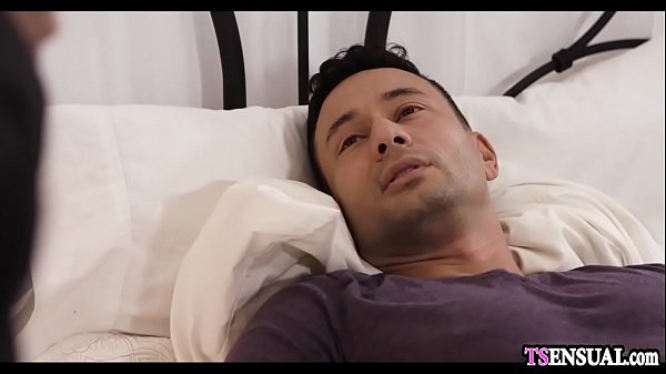 Download Video - Busty nurse shemale helped a sick muscular guy to heal