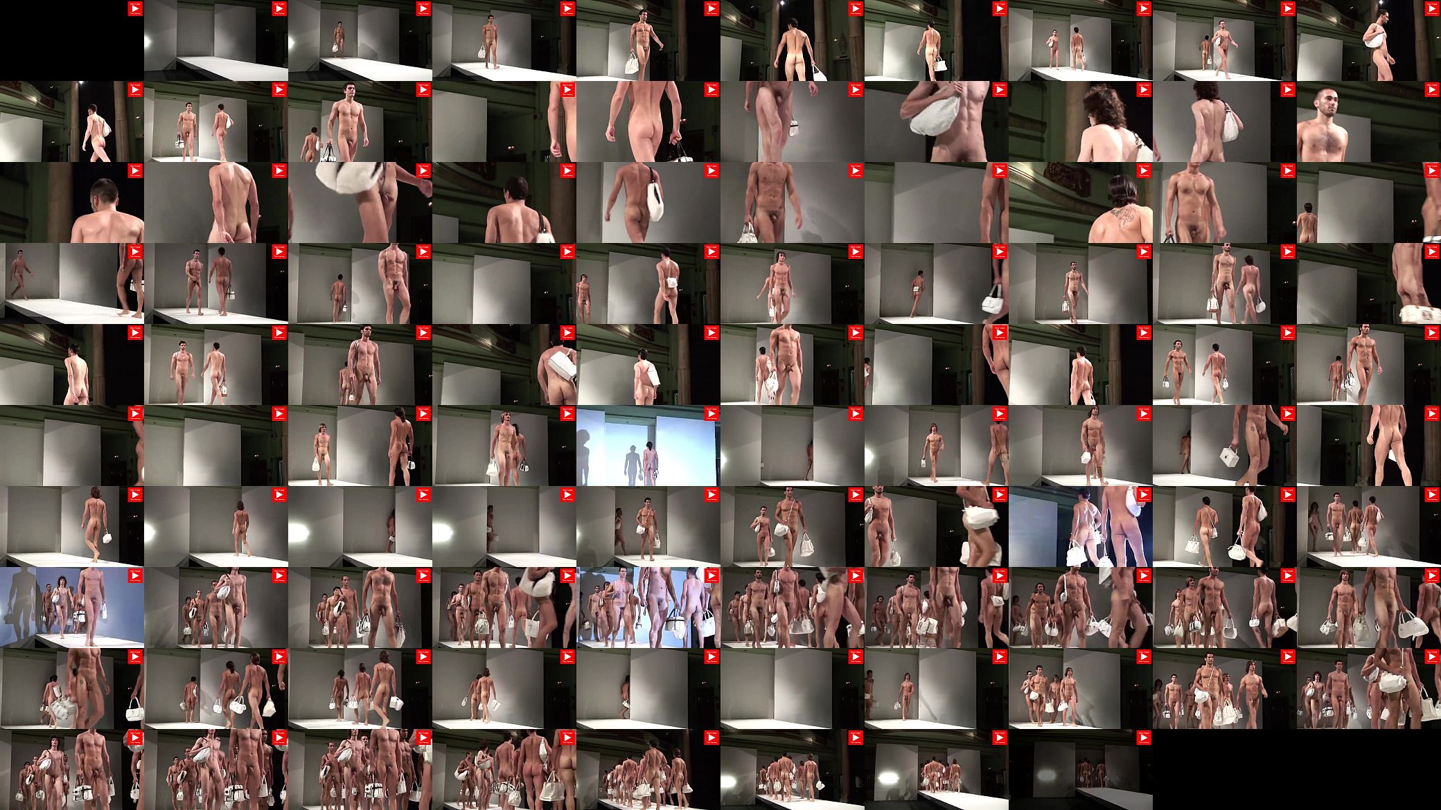 Naked guys on fashion show 预览图