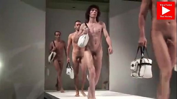 Download Video - Naked guys on fashion show