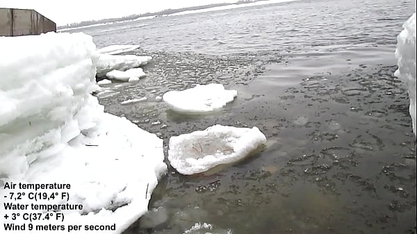 Swim with a long deep dildo (45 cm in ass) in WATER #2
