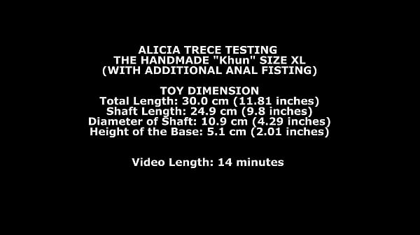 Alicia Trece Testing The Handmade Khun Size XL (With Additional Anal Fisting) TWT232