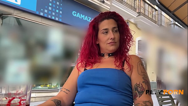 Astounding curvy babe Elektra Red is going to give young guy a HARDCORE TIME!