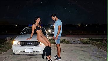 Traffic Stop Turned Handjob: She Rides the Officer POV (AI generated)