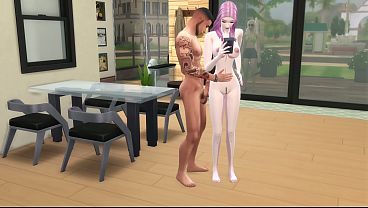 Character leaves the manga and has sex with strangers around town, part 1.