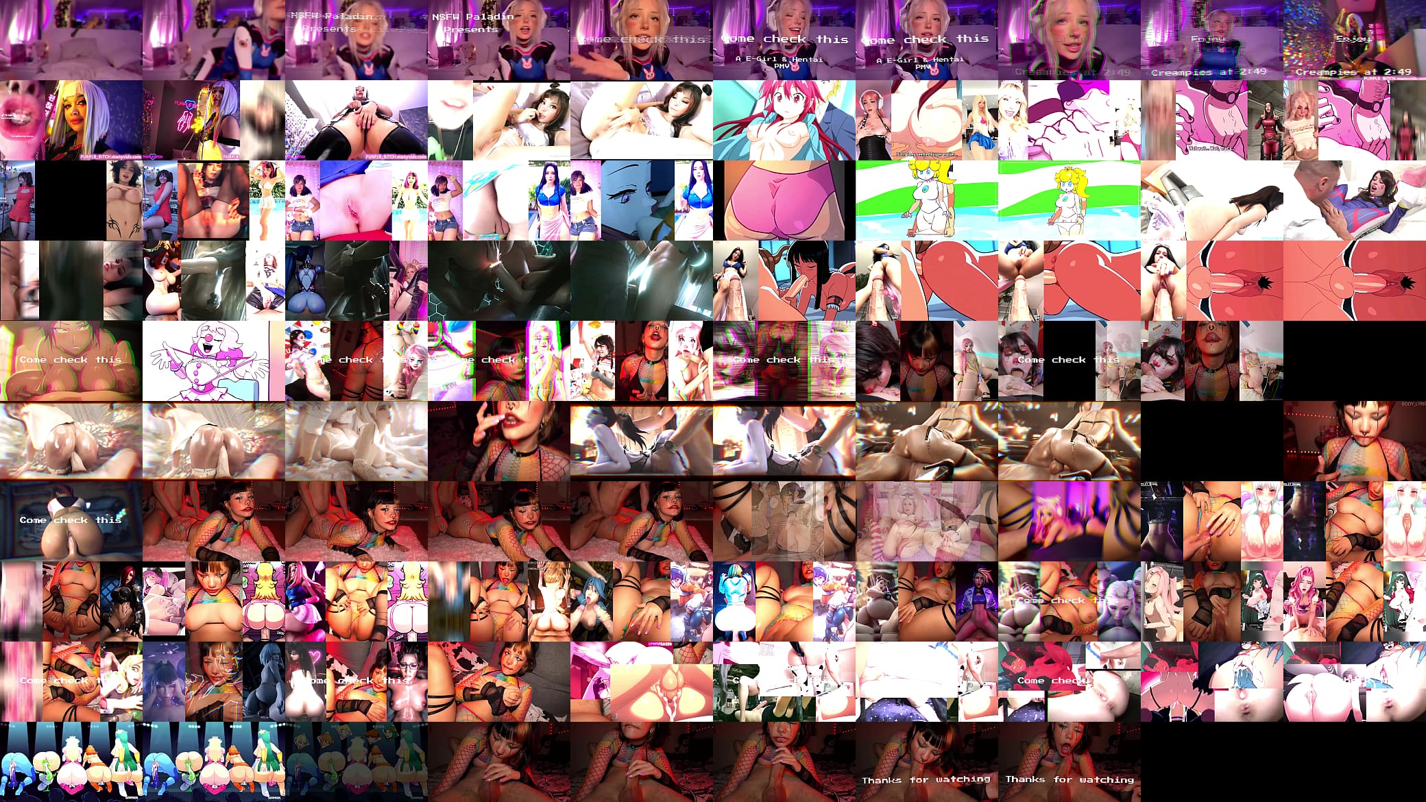 Come Check This - EGirl &amp; Hentai PMV (NSFW Paladin) 预览图