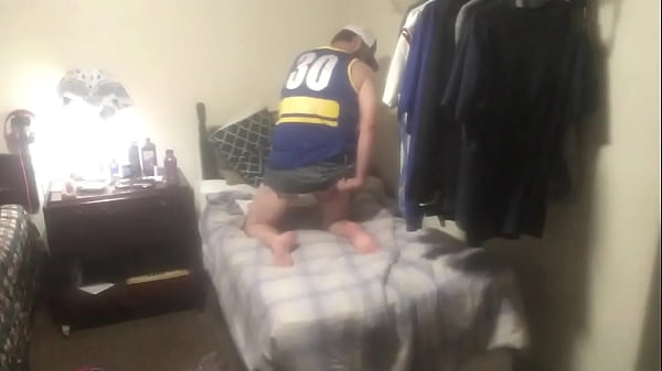 Husband caught gay masterbateing with wife’s dildo