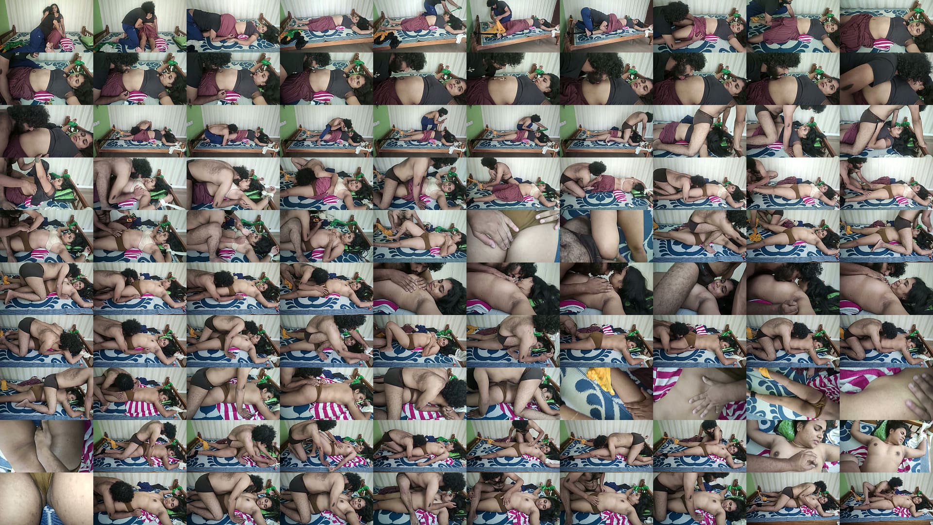 BDSM-Tied Hands and Legs on Bed Ends, Full Video 预览图