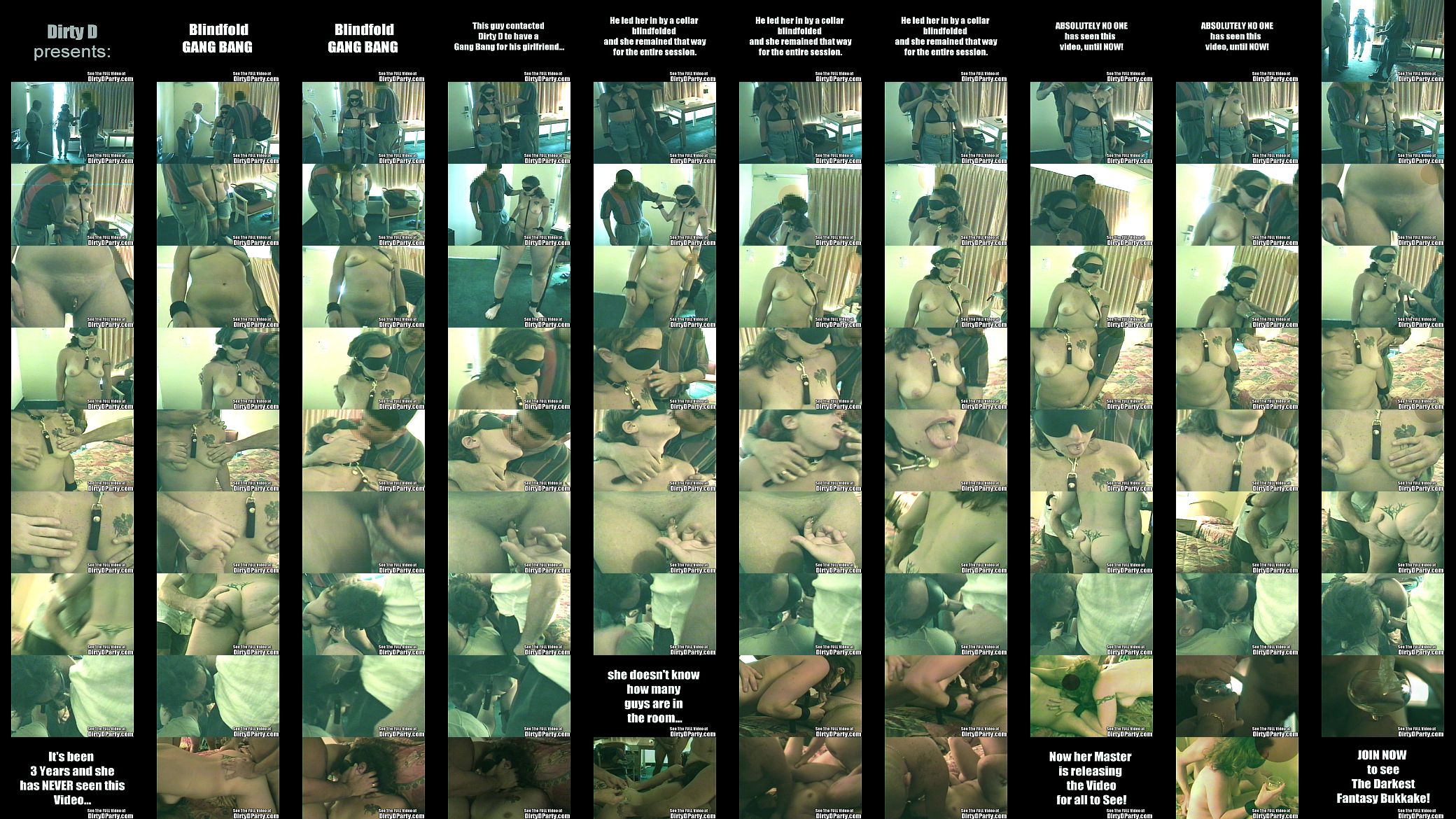 Tampa Sex Slave&#039;s Blindfold Bukkke Gang Bang 预览图