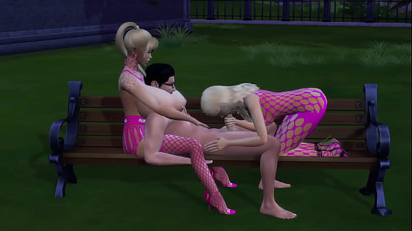 Sims 4 porn Mortimer and his friend fuck 2 teens