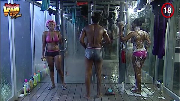 Big Brother Africa Nude Shower Hour (Day25) Goitse, Sipe & Trezagah