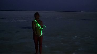Nude Eva and Green Snake