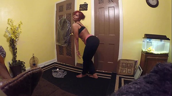 South Indian Lily strips to show her big ass