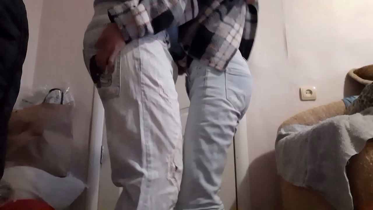 Married lesbian friends secretly have sex while their husbands watch football in the next room