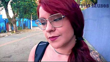 I approached a redhead in the middle of the street, offered her some money, and made a video with a lot of explicit content.