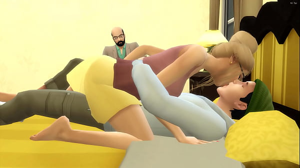 step Dad compelled step Mom to fuck with virgin step son - family sex