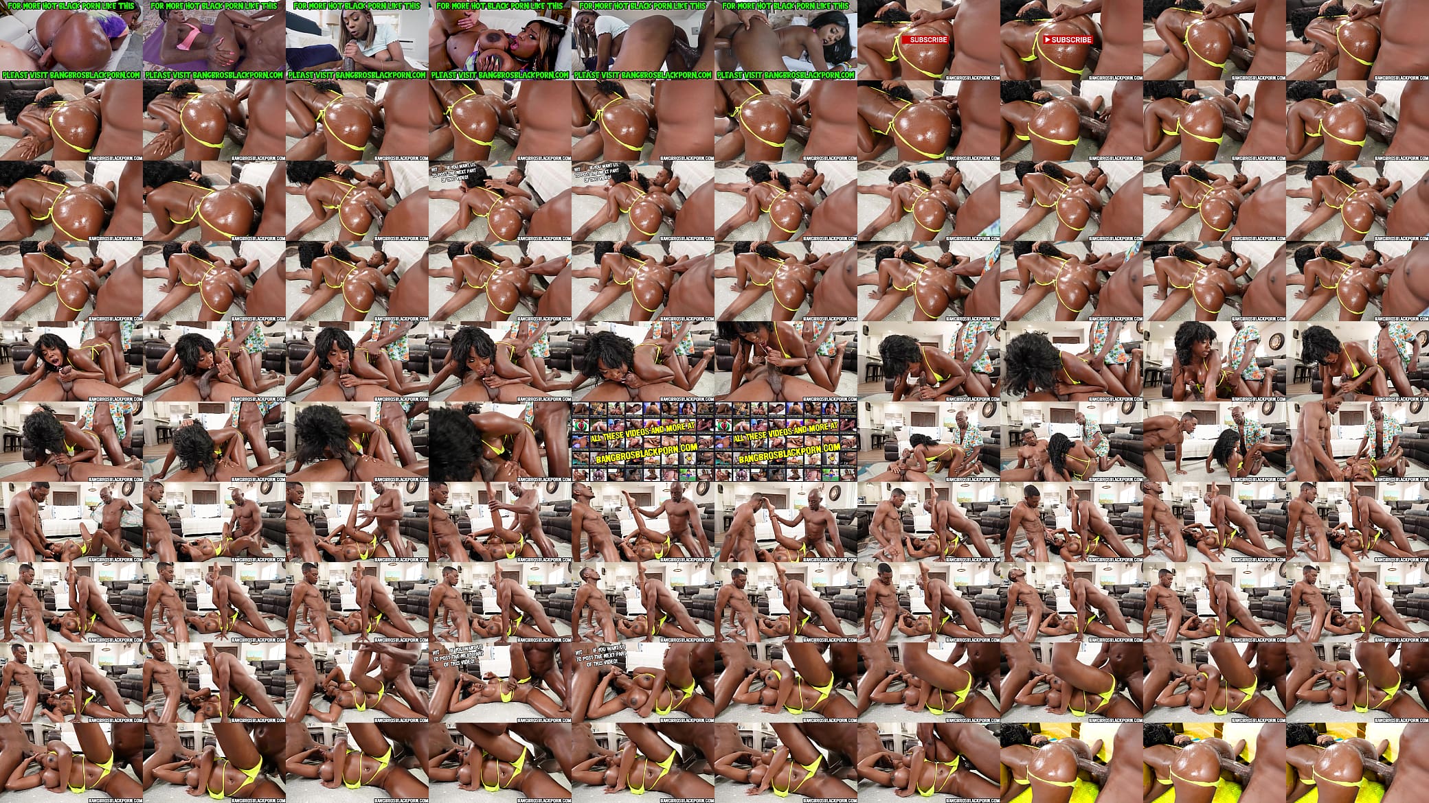Black milf Anna Amari gets fucked by two huge monster cocks! 预览图