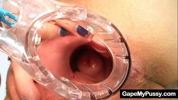 Download Video - Filthy blonde Sam speculum pussy gape