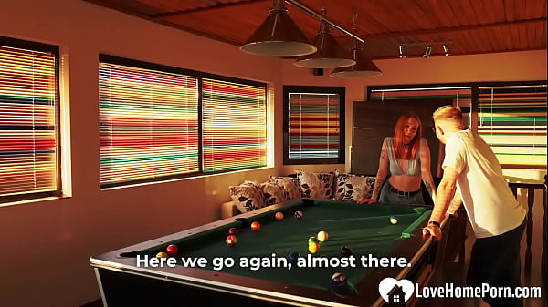Sexy Ginger Breaks All the Billiard Room Rules