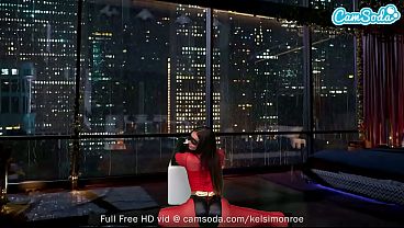 Camsoda - Big Ass Kelsi Monroe Cosplay As Elastigirl During Masturbation Session On Sybian