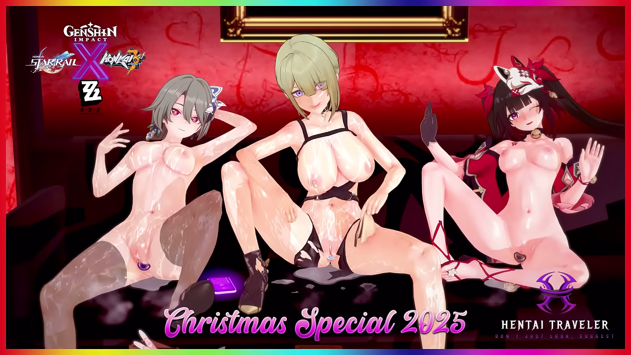 Pussyverse: Deflowering before Christmas - Christmas special 2025 Part 1 (Evelyn, Vita, Sparkle)