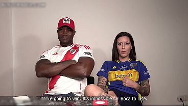 I lost a bet with my friend and now I have to pay it! Boca vs River Supercl&aacute;sico