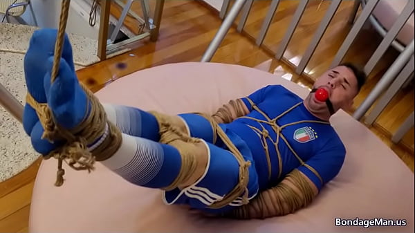 Peter soccer play bound and gagged