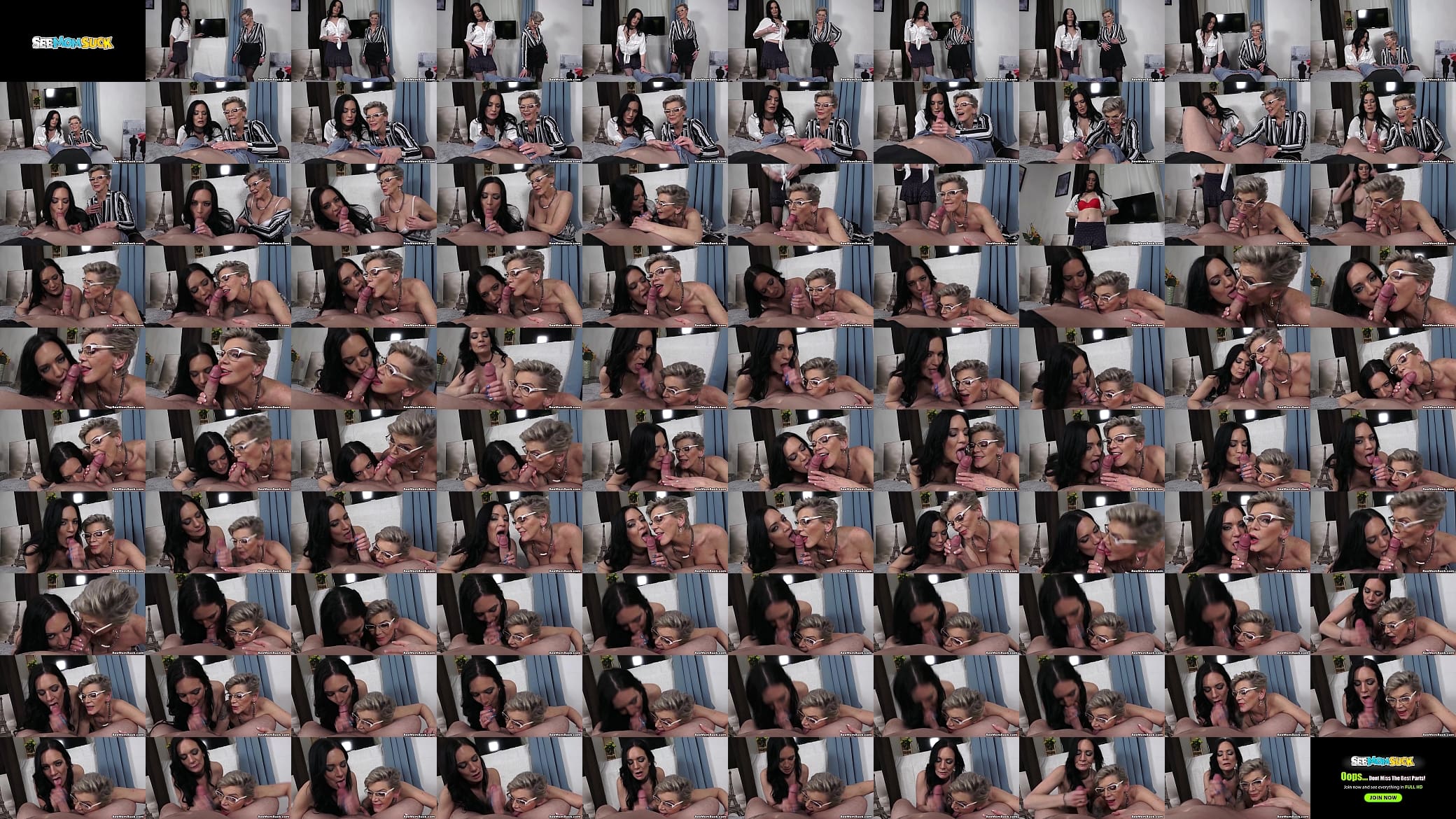 POV When 2 Grannies Blow Your Cock (Inke and Esmerelda) 预览图