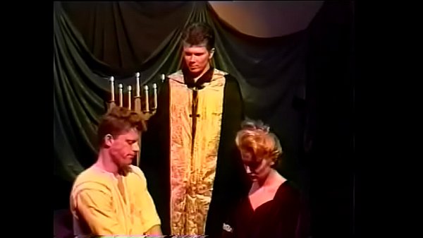 Download Video - Young wedded pair came to priest to confess in their sins and found out that he weared stockings and would like to share their holes
