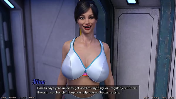 Stranded In Space #79 - Planning Yoga Date With Brunette Milk with Huge Tits
