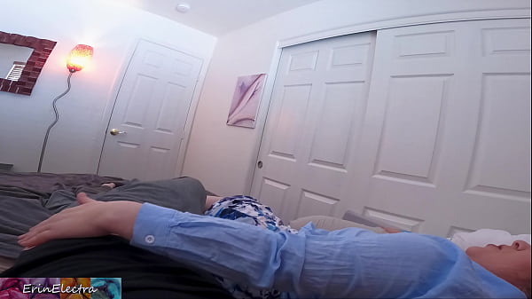 Download Video - Stepson shares a bed with stepmom and they try not to get naked