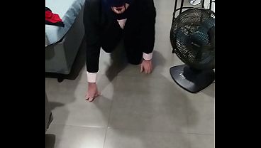 School girl pisses panties