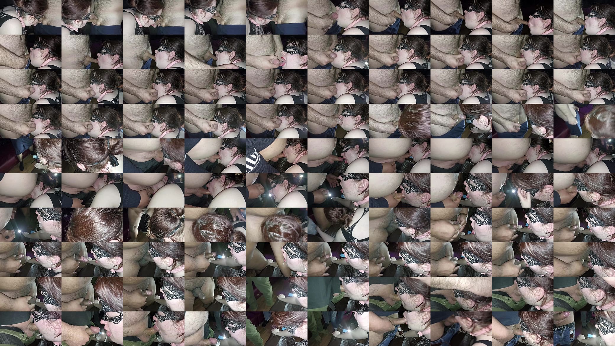 Cumdump bukkake party at a public sexclub HD 预览图