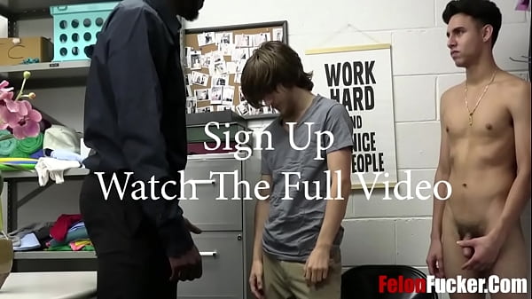 Black Cop Fucks Stealing Twink As Punishment And Then Something Happens
