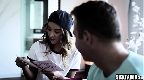 Horny brunette stepsis fucks a naive big cock stepbro