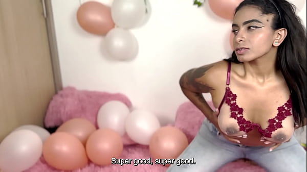 Caught Shey is convinced to fuck after an erotic photo session