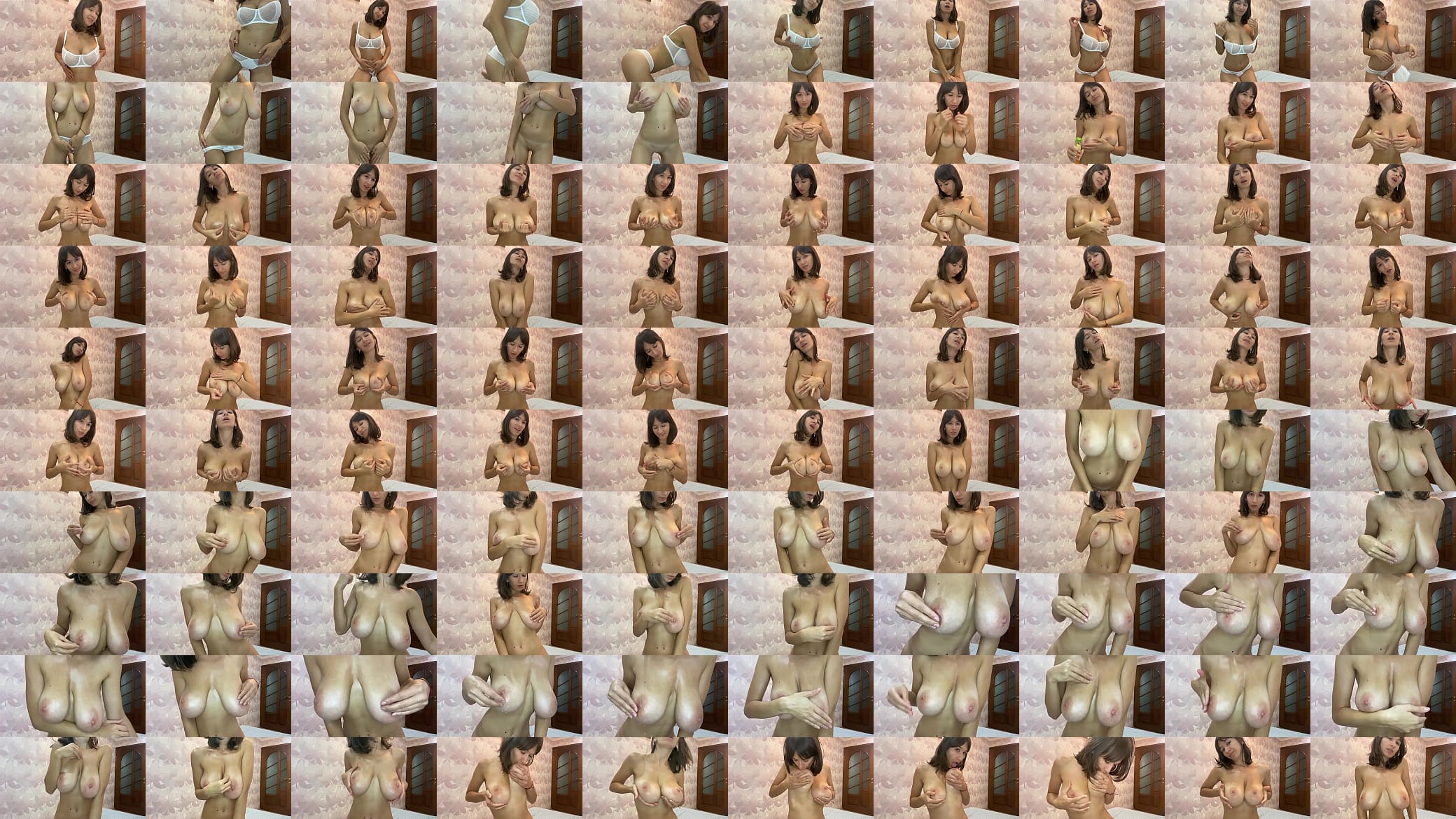 Fetishist nurse oils massive boobs and plays with ice on nipples 预览图